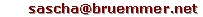 Saschas E-Mail Adresse